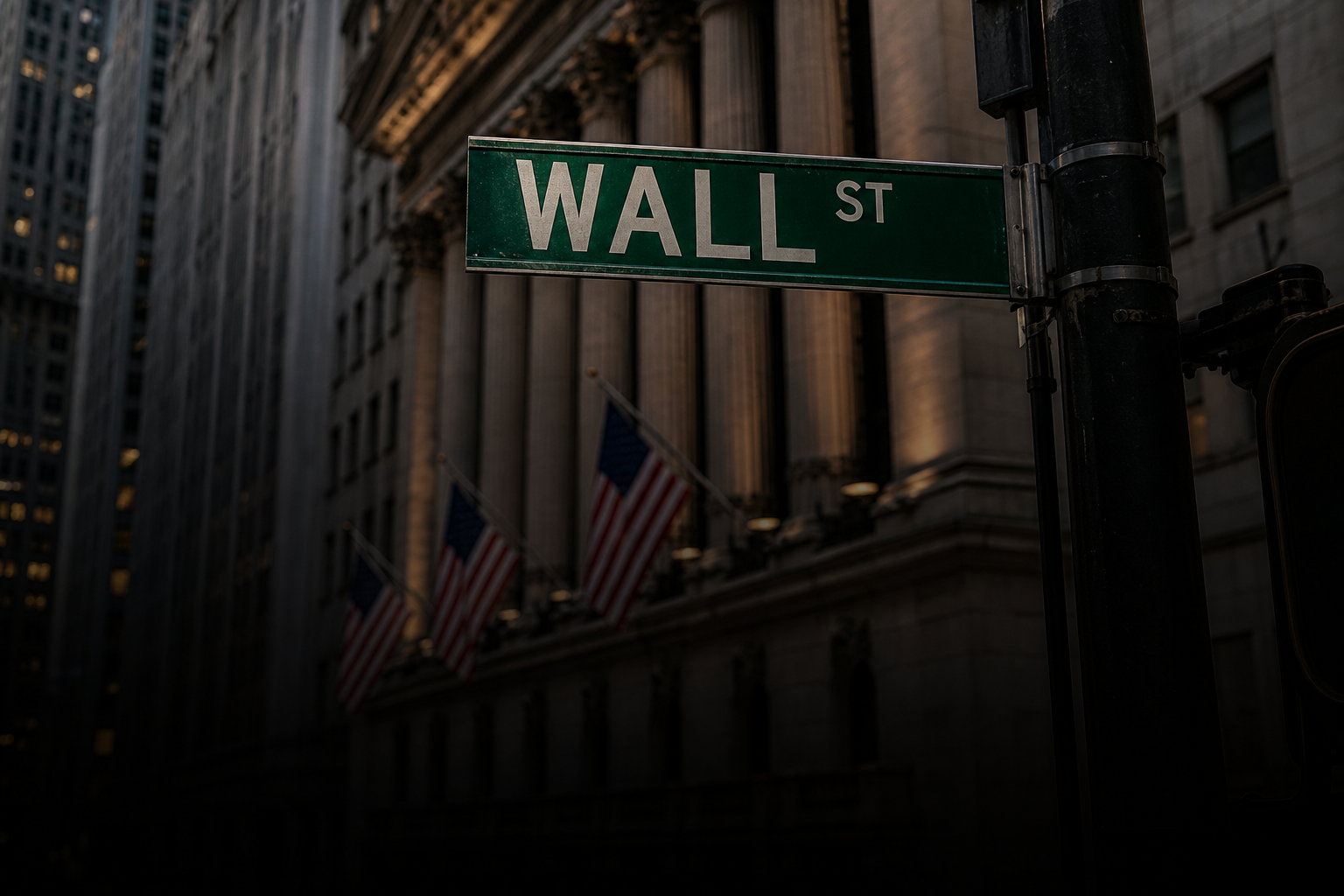 Wall Street sign
